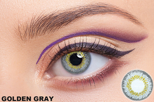 Golden Gray Contact Lens